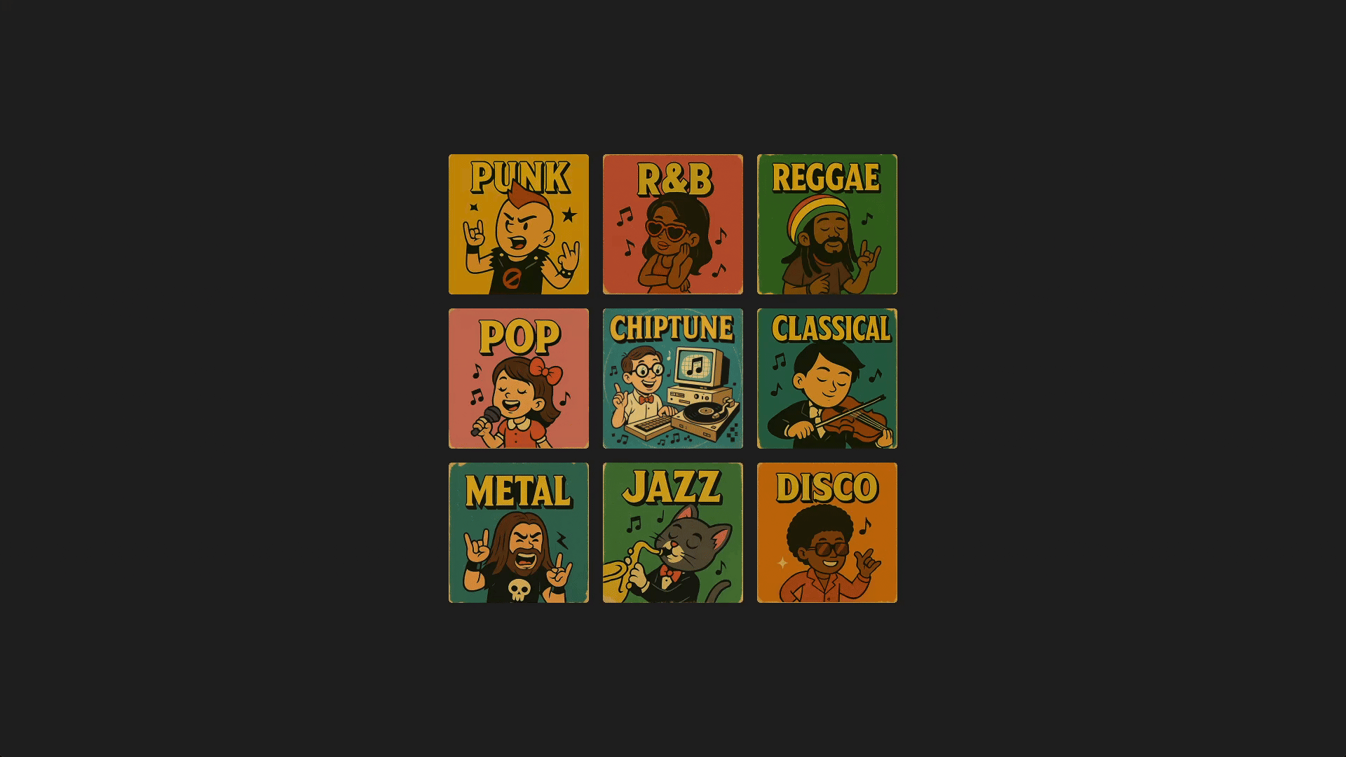 VinylGrid in action